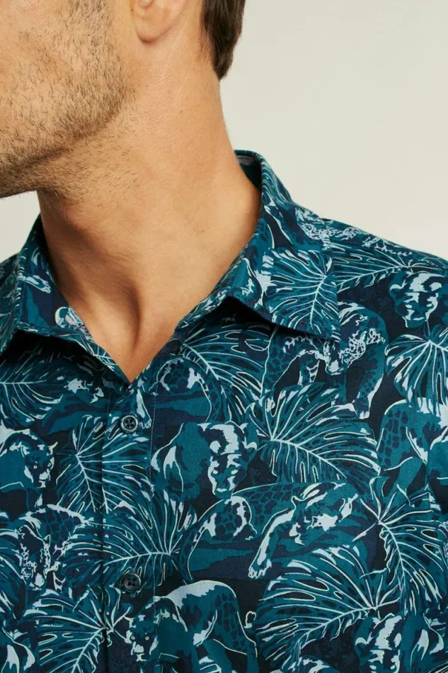 Men Riviera Short Sleeve Shirt Navy Prowlers Bonobos Short Sleeve Shirts