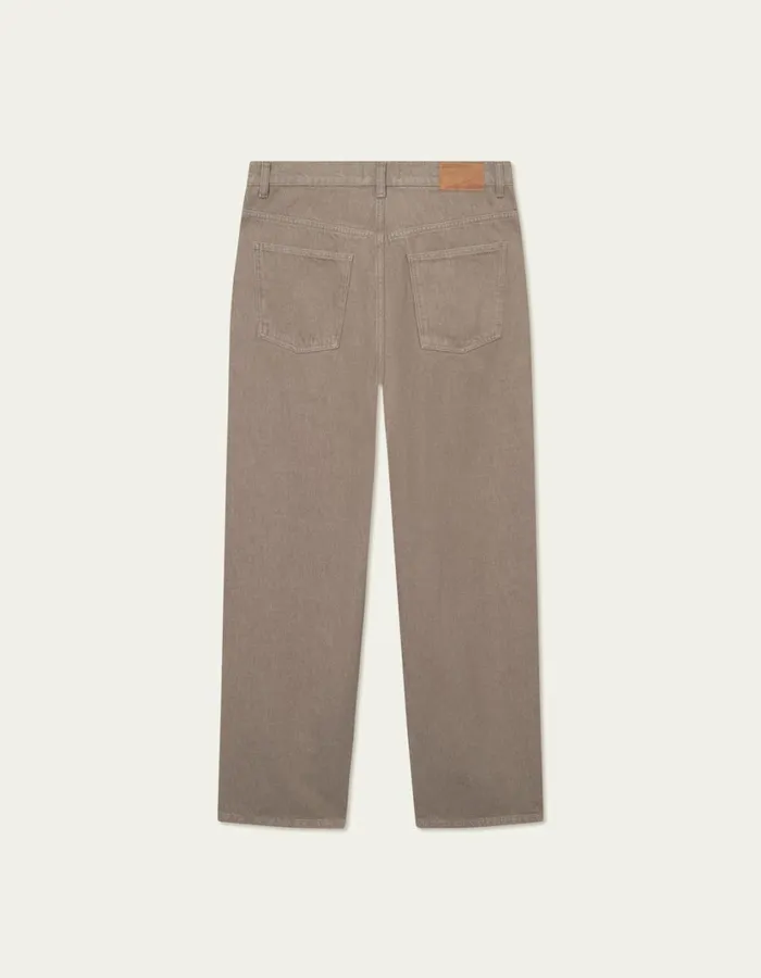 Men Roi Denim Pants 8211 Washed Sand Les Deux Pants