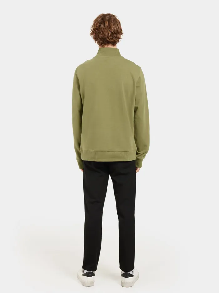 Men Ryan HalfZip Duffle Green Didriksons Hoodies and Sweatshirts
