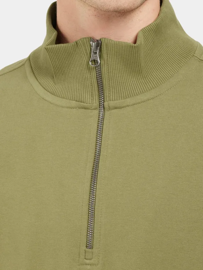 Men Ryan HalfZip Duffle Green Didriksons Hoodies and Sweatshirts