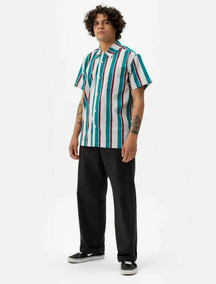 Men Shirts Dickies Jamie Foy Stripe Shirt Fanfare