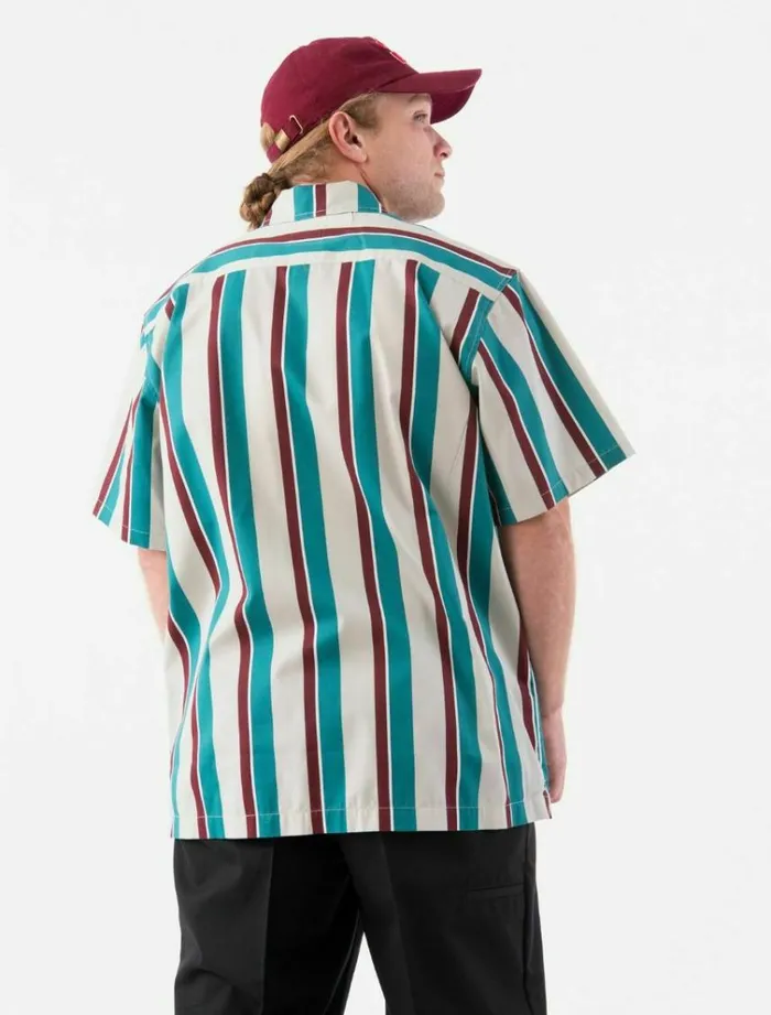 Men Shirts Dickies Jamie Foy Stripe Shirt Fanfare