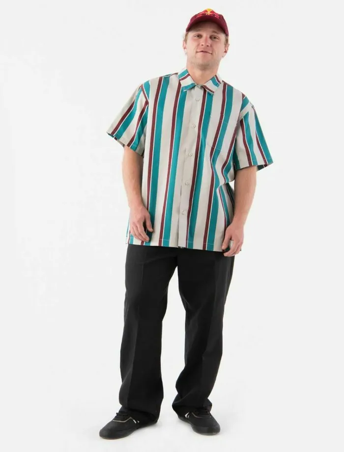 Men Shirts Dickies Jamie Foy Stripe Shirt Fanfare