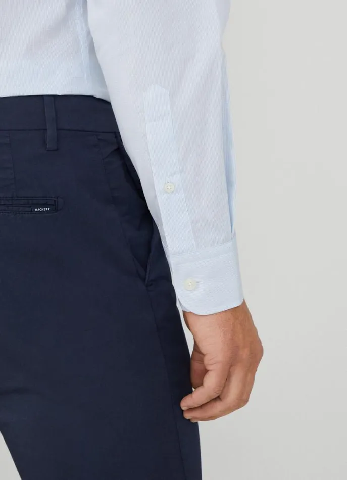 Men Shirts Hackett London Slim Fit Check Magic Shirt Bluewhite