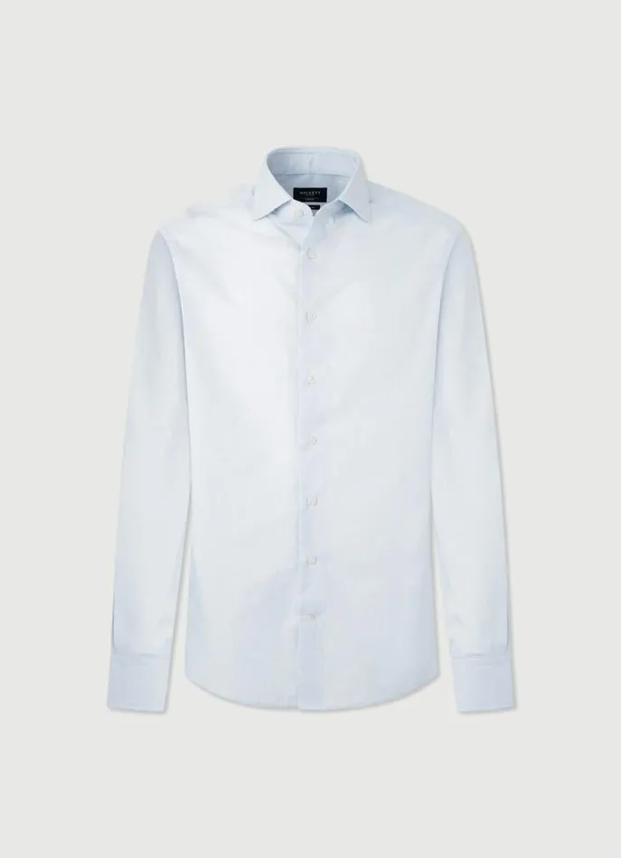 Men Shirts Hackett London Slim Fit Check Magic Shirt Bluewhite