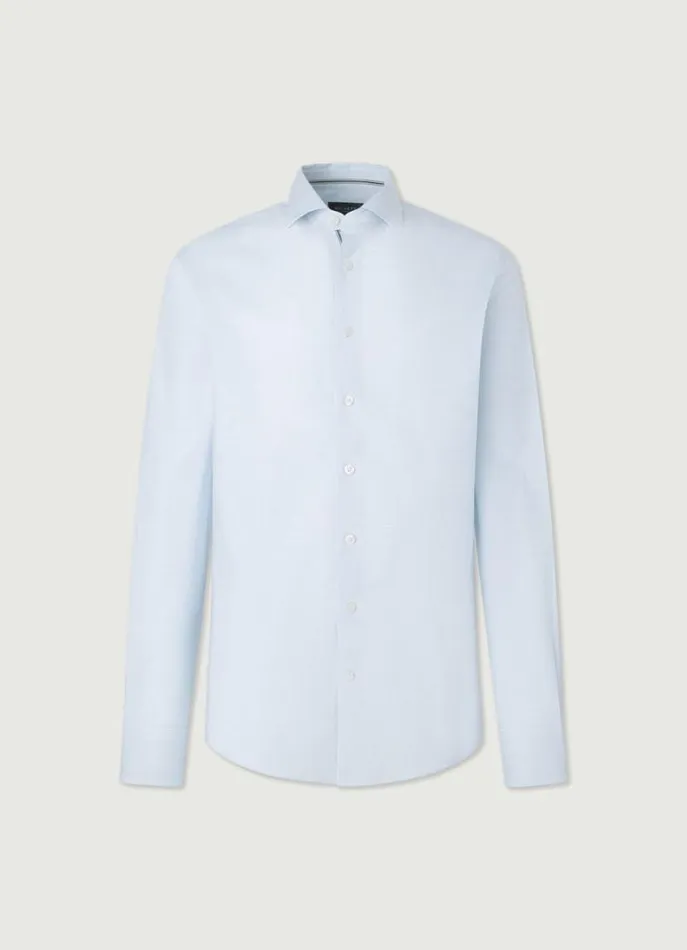 Men Shirts Hackett London Slim Fit Check Shirt Bluegreen