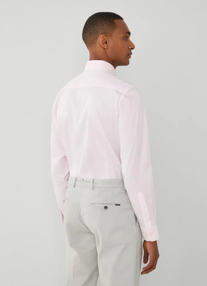 Men Shirts Hackett London Slim Fit Gingham Shirt Pink