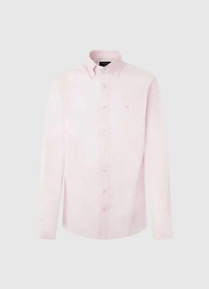 Men Shirts Hackett London Slim Fit Gingham Shirt Pink