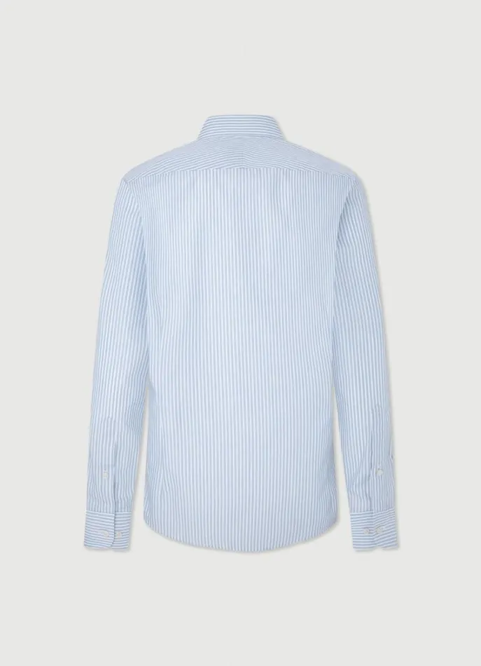 Men Shirts Hackett London Slim Fit Striped Shirt Bluewhite