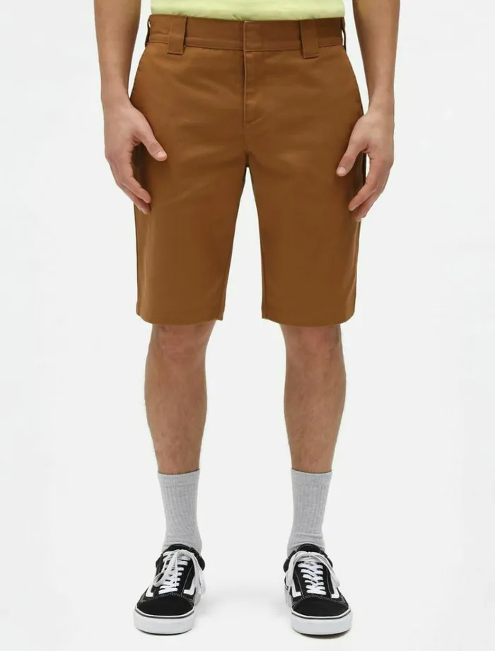 Men Shorts Dickies Slim Fit Short Brown Duck