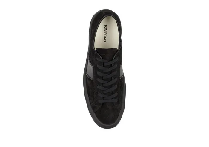 Men Sneakers Tom Ford Crosta Suede Cambridge Sneakers Black Men Sneakers Tom Ford Crosta Suede Cambridge Sneakers Black