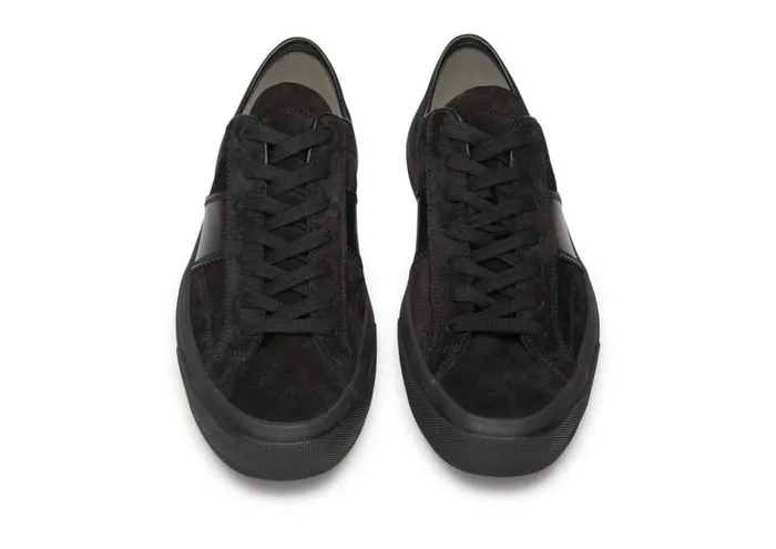 Men Sneakers Tom Ford Crosta Suede Cambridge Sneakers Black Men Sneakers Tom Ford Crosta Suede Cambridge Sneakers Black