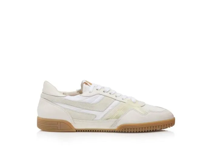 Men Sneakers Tom Ford Leather Nylon Jackson Sneaker Off White
