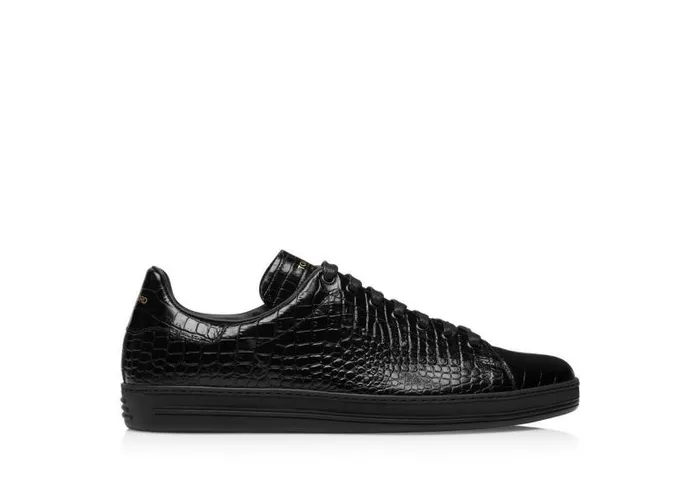 Men Sneakers Tom Ford Printed Alligator Warwick Sneaker