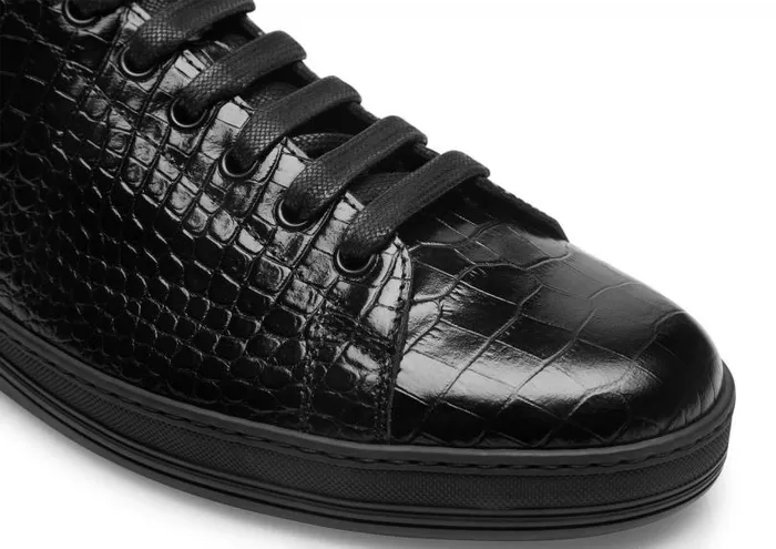 Men Sneakers Tom Ford Printed Alligator Warwick Sneaker Men Sneakers Tom Ford Printed Alligator Warwick Sneaker