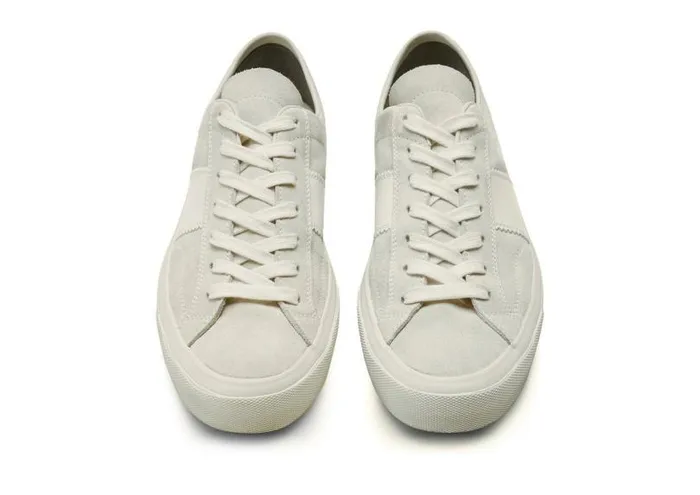 Men Sneakers Tom Ford Suede Cambridge Sneaker Marble Cream Men Sneakers Tom Ford Suede Cambridge Sneaker Marble Cream