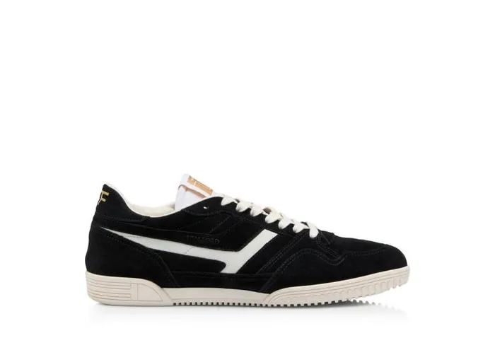 Men Sneakers Tom Ford Suede Jackson Sneaker Black