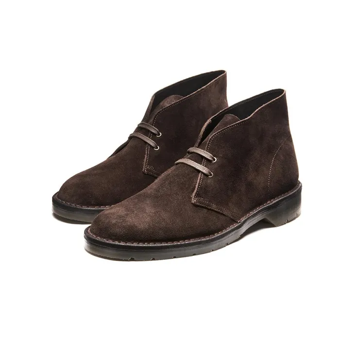 Men Solovair Chukka Boots Brown Suede Chukka Boot