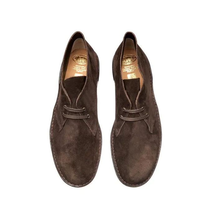 Men Solovair Chukka Boots Brown Suede Chukka Boot