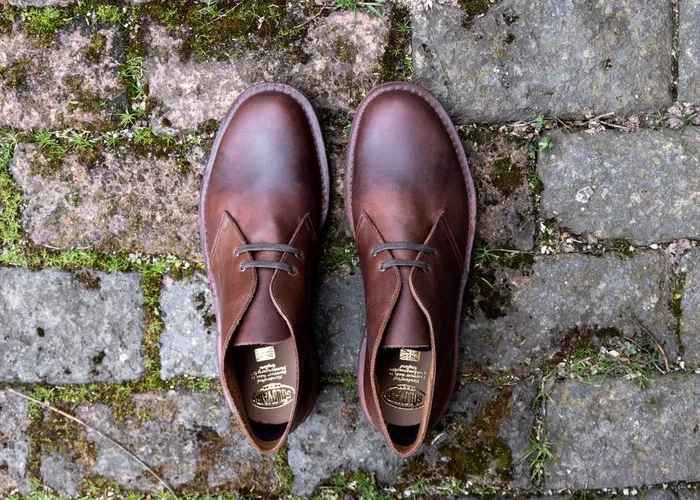 Men Solovair Chukka Boots Gaucho Crazy Horse Chukka Boot