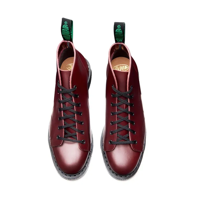 Men Solovair Monkey Boots Oxblood Monkey Boot