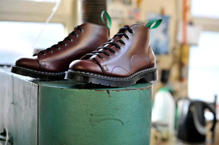 Men Solovair Monkey Boots Oxblood Monkey Boot