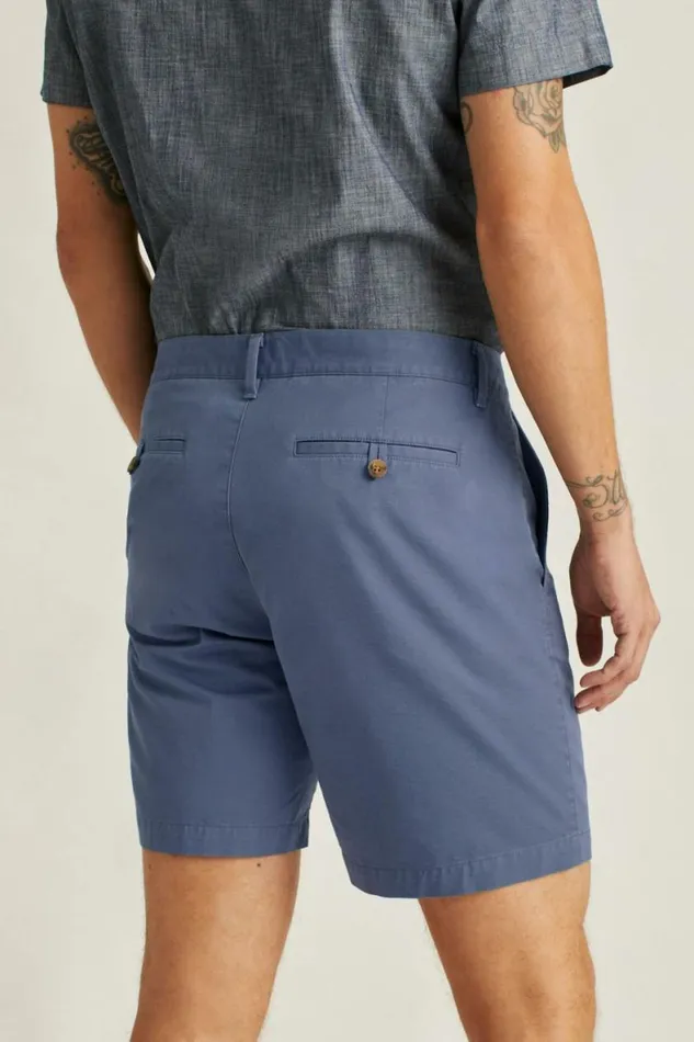 Men Stretch Lightweight Chino Shorts Lake Blue Bonobos Chino Shorts