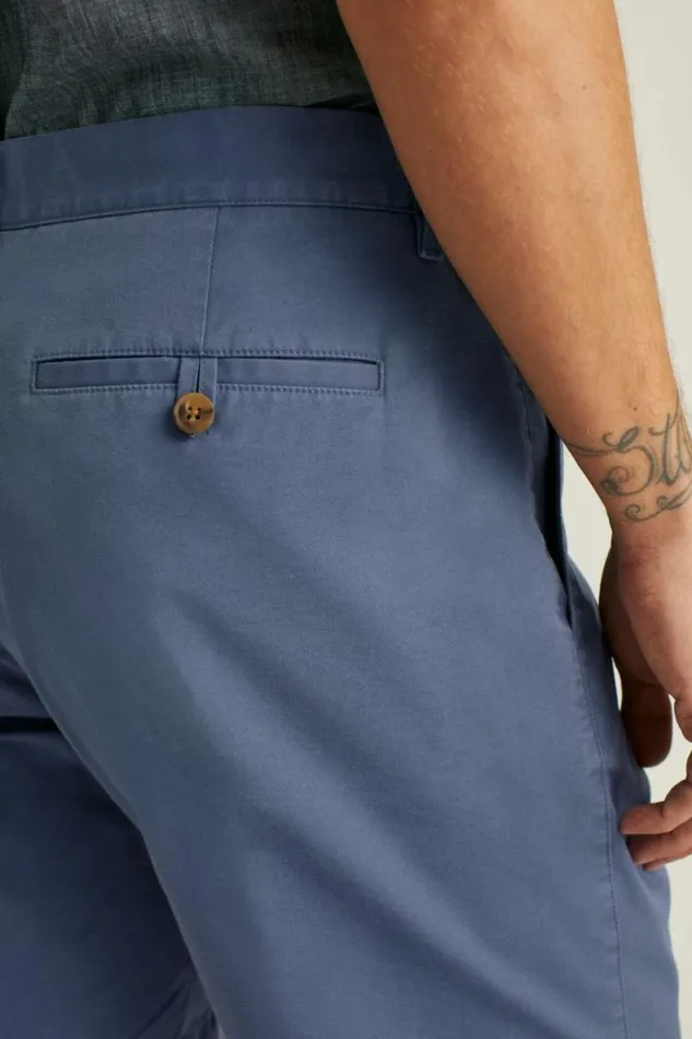 Men Stretch Lightweight Chino Shorts Lake Blue Bonobos Chino Shorts