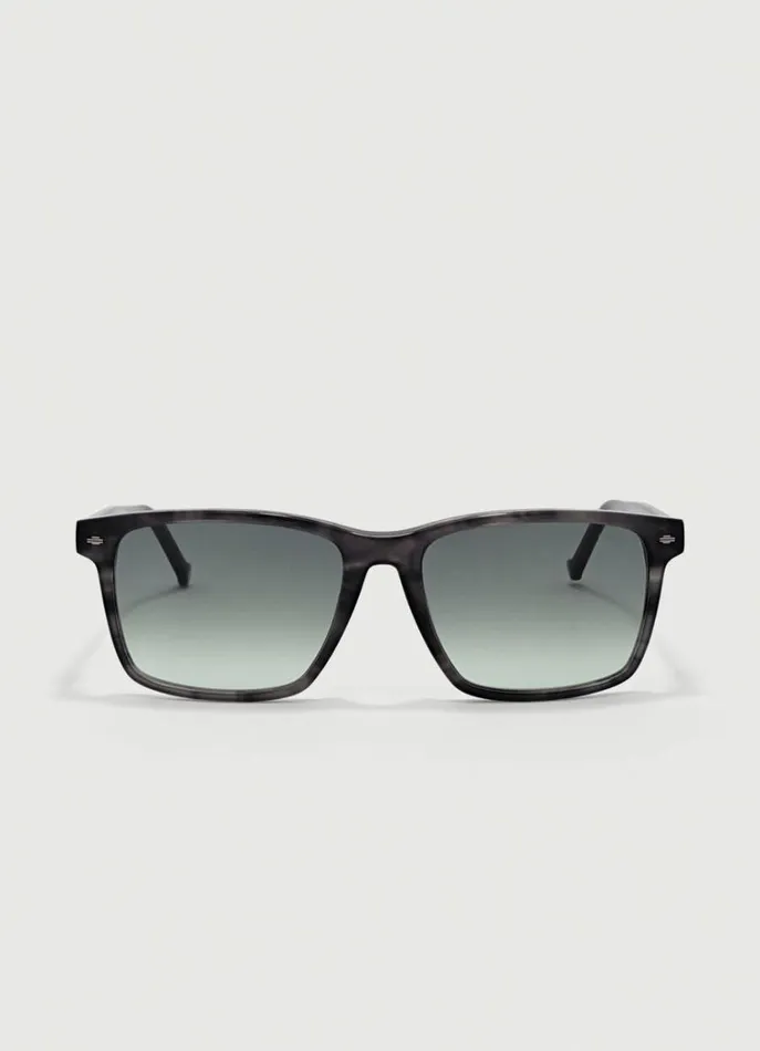 Men Sunglasses Hackett London Square Sunglasses Greyblack