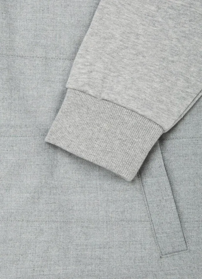 Men Sweatshirts Hackett London Classic Fit Full Zip Cardigan Marl Grey