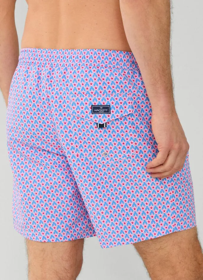Men Swimwear Hackett London Floral Swim Shorts Marine Blue