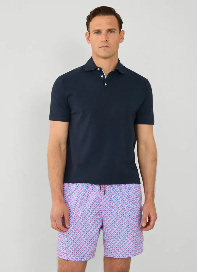 Men Swimwear Hackett London Floral Swim Shorts Marine Blue