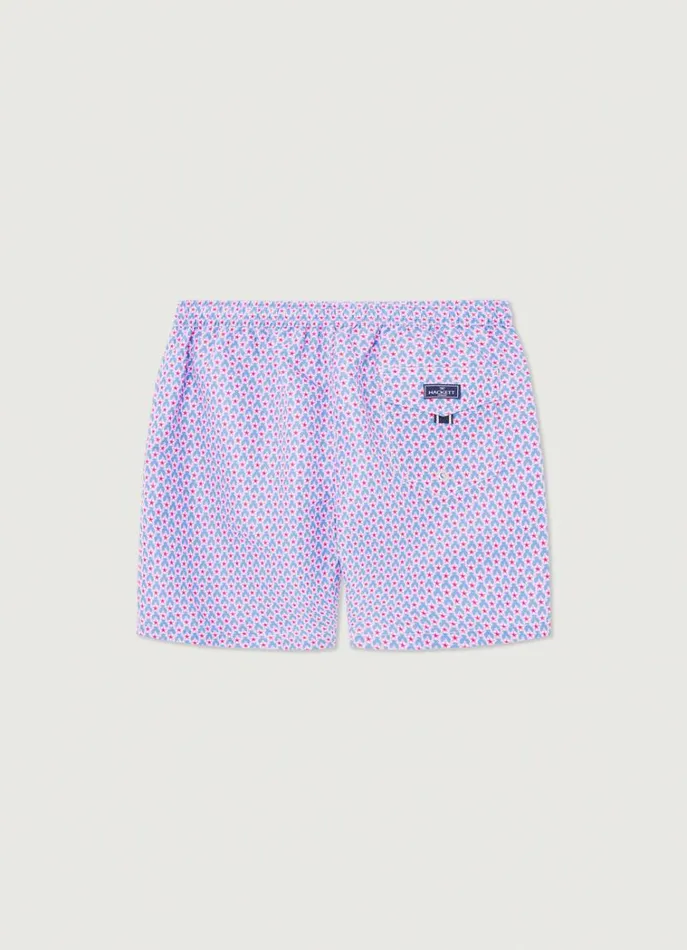 Men Swimwear Hackett London Floral Swim Shorts Marine Blue