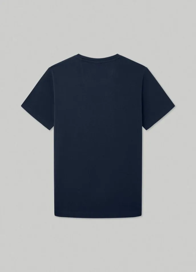 Men Tshirts Hackett London Aston Martin Classic Fit TShirt Navy