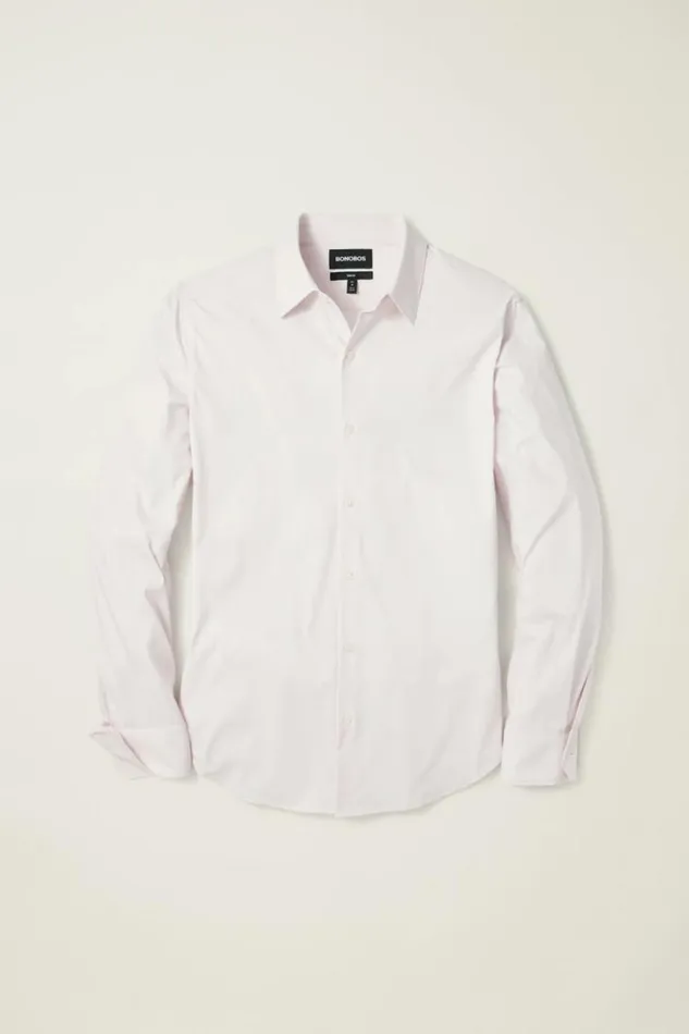 Men Tech Button Down Shirt Light Pink Tres Geo Bonobos Business Casual Shirts