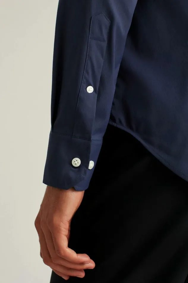 Men Tech Button Down Shirt Navy Bonobos Casual Shirts