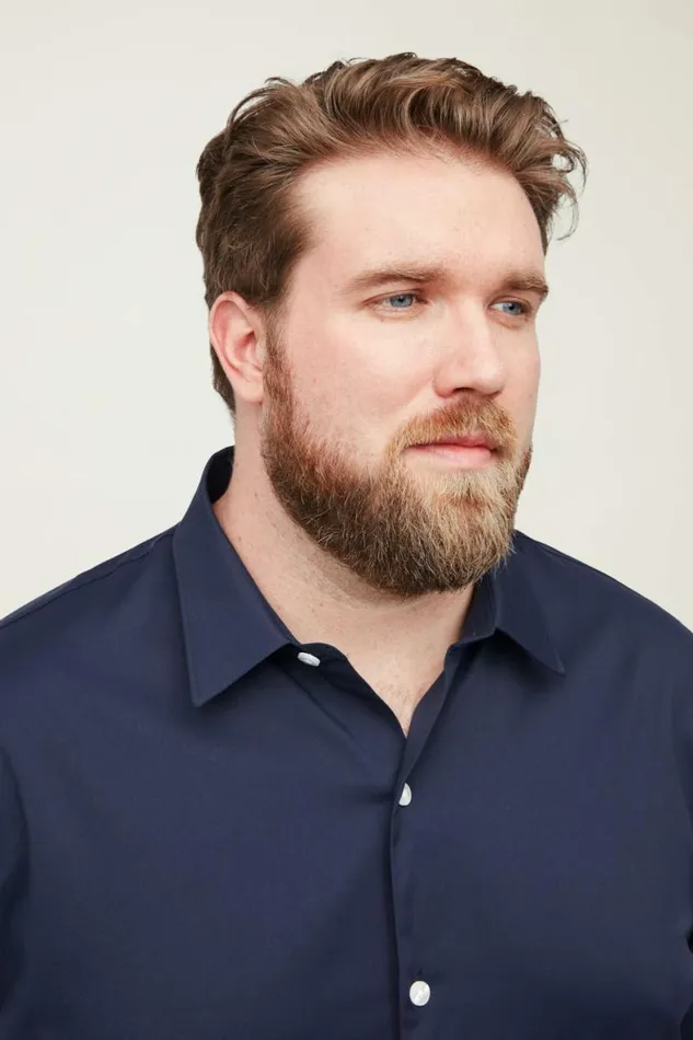 Men Tech Button Down Shirt Navy Bonobos Casual Shirts