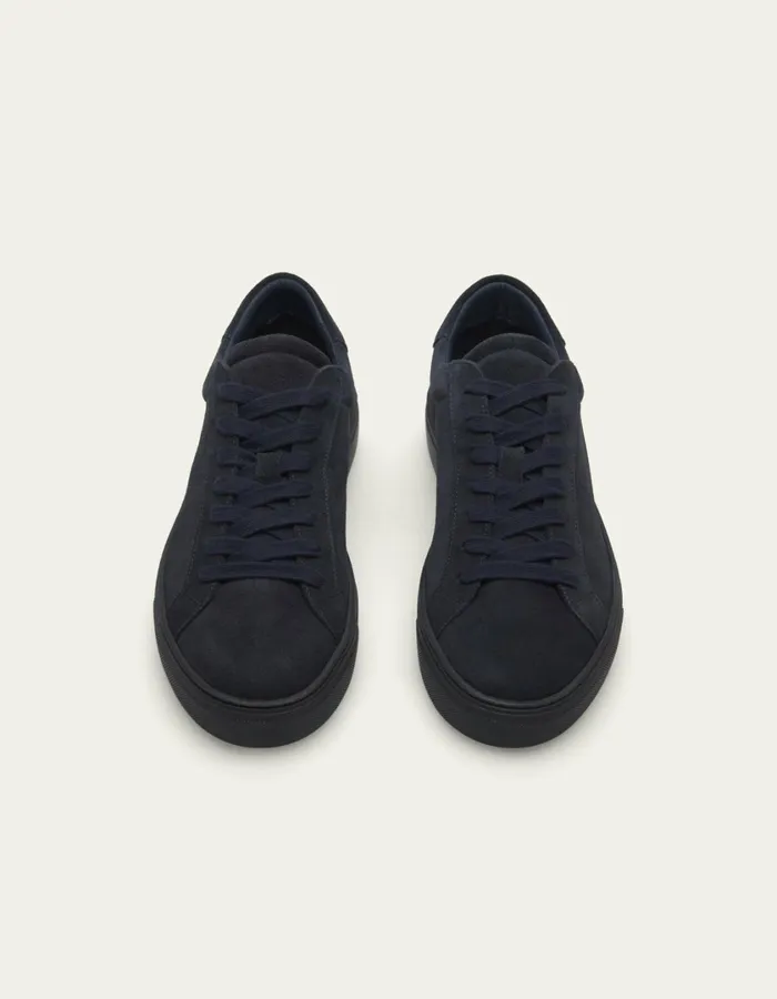 Men Teddy Suede Sneaker 8211 Dark Navy Les Deux Shoes