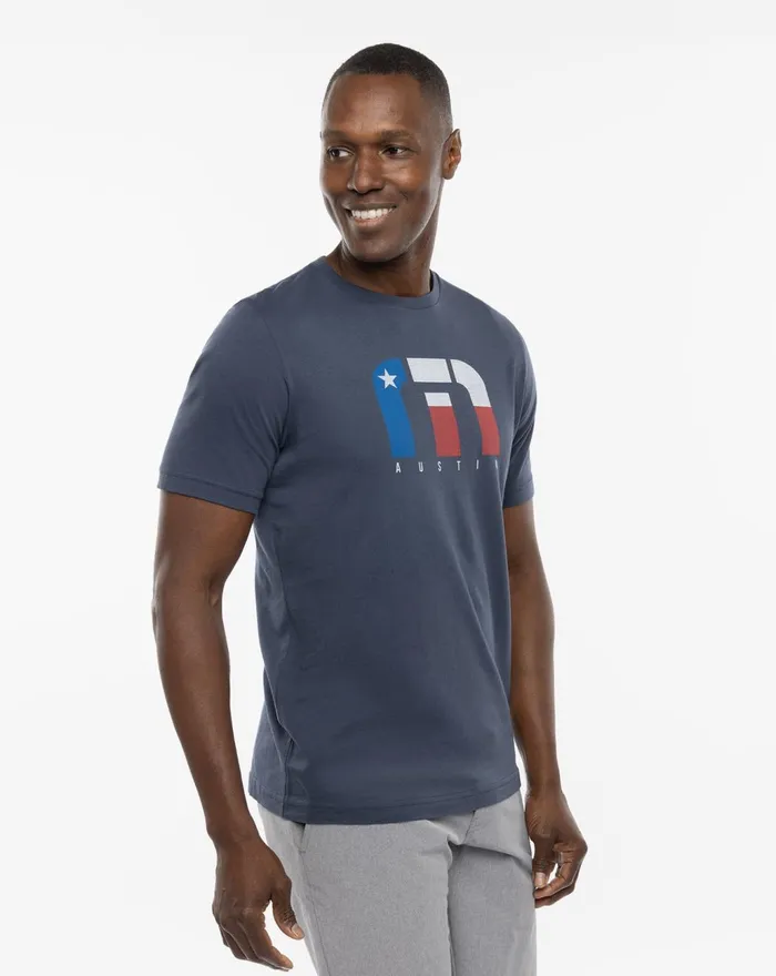 Men Tees TravisMathew LIVE MUSIC TEE Mood Indigo