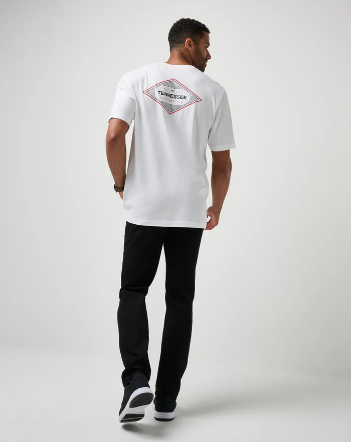 Men Tees TravisMathew LOCAL COLOR TEE White
