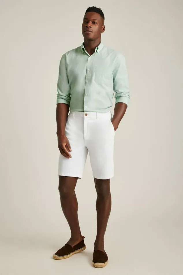 Men The Chino Short 20 Brilliant White Bonobos Chino Shorts