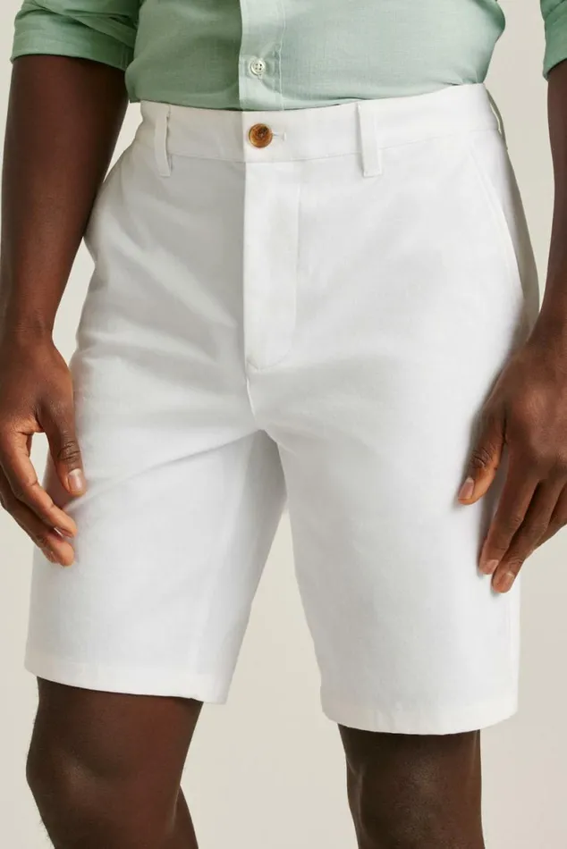Men The Chino Short 20 Brilliant White Bonobos Chino Shorts