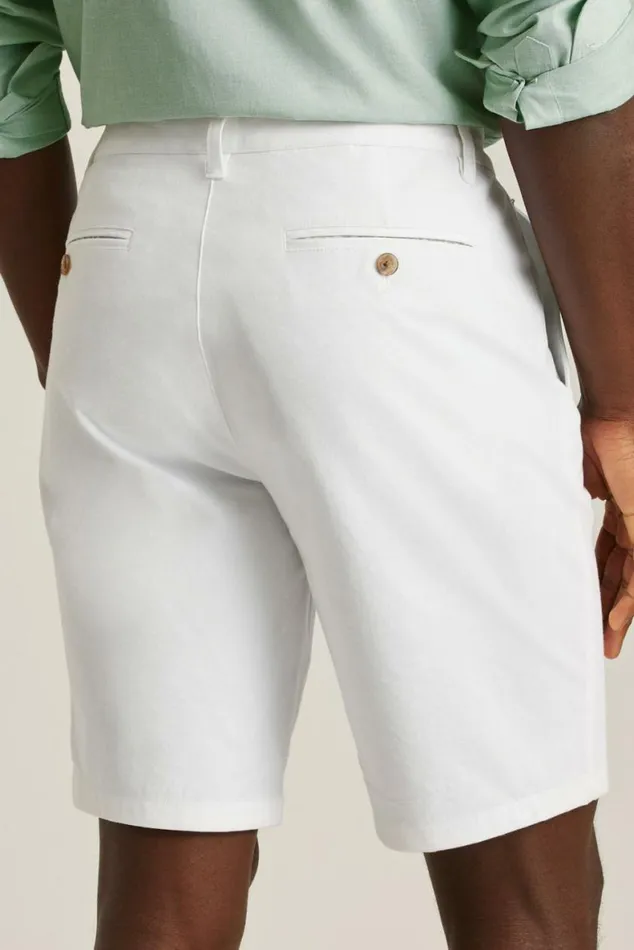 Men The Chino Short 20 Brilliant White Bonobos Chino Shorts