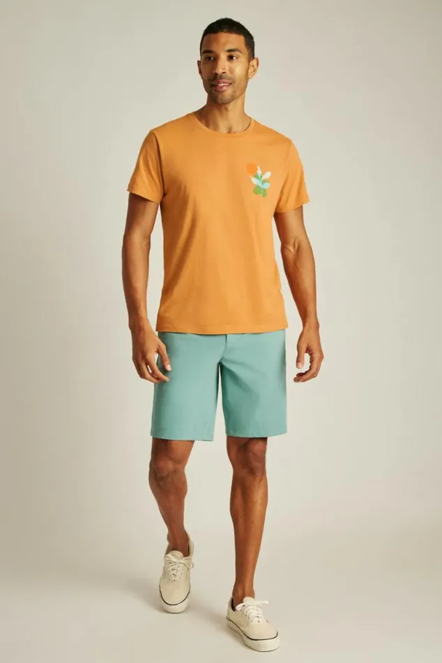 Men The Chino Short 20 Mineral Blue Bonobos Chino Shorts