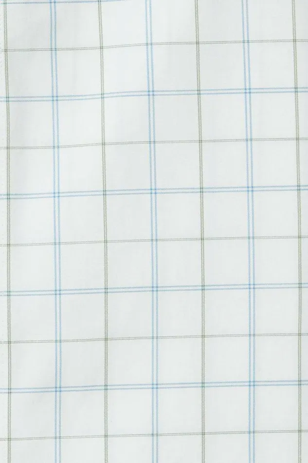 Men The Desk To Dinner Shirt Blue Green Windowpane Bonobos Business Casual Shirts
