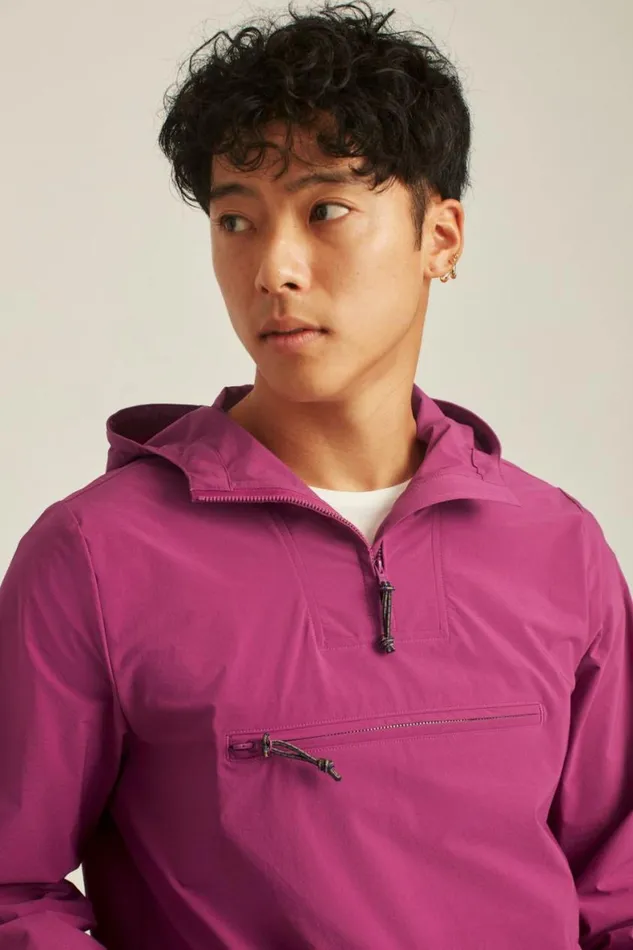 Men The Packable Rec Jacket Very Berry Bonobos Jackets and Coats
