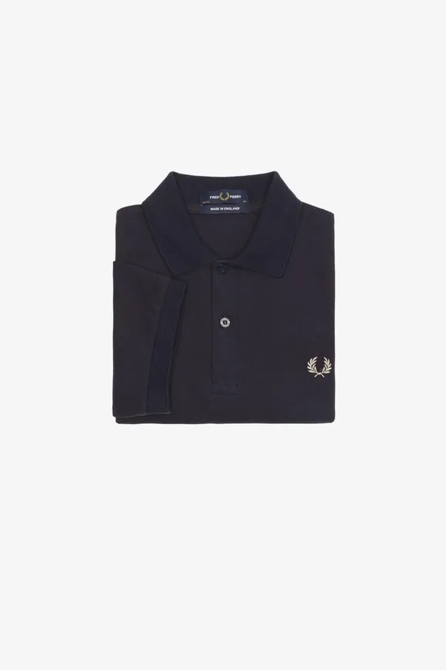 Men The ShirtM3 Navylight Oyster Fred Perry The Fred Perry Shirt