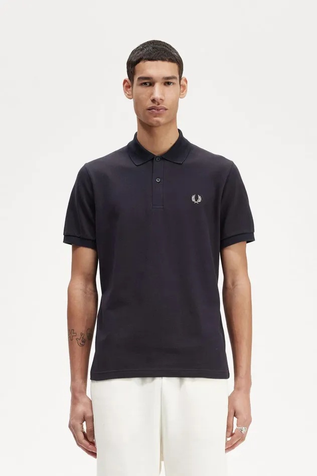 Men The ShirtM3 Navylight Oyster Fred Perry The Fred Perry Shirt