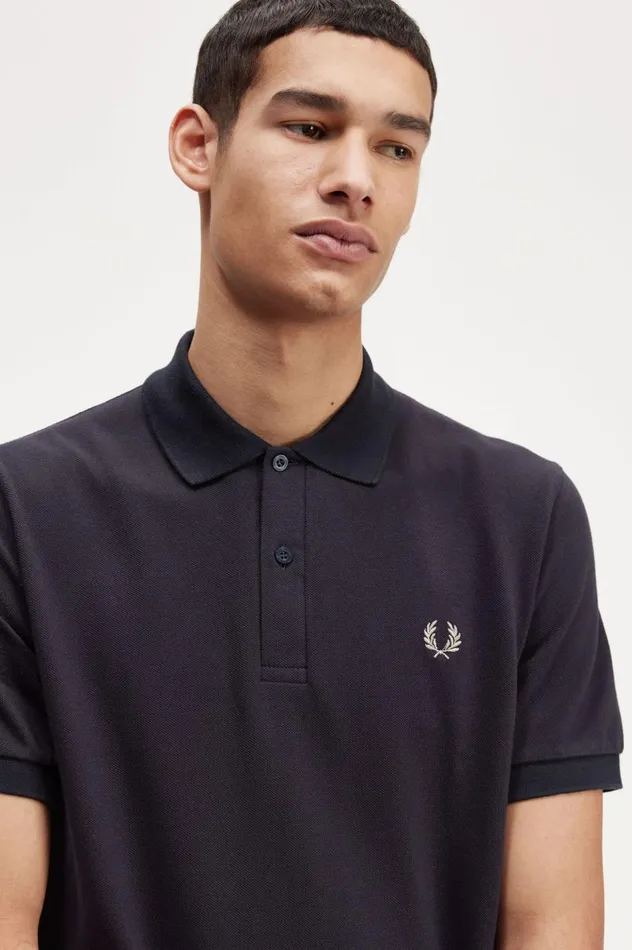 Men The ShirtM3 Navylight Oyster Fred Perry The Fred Perry Shirt