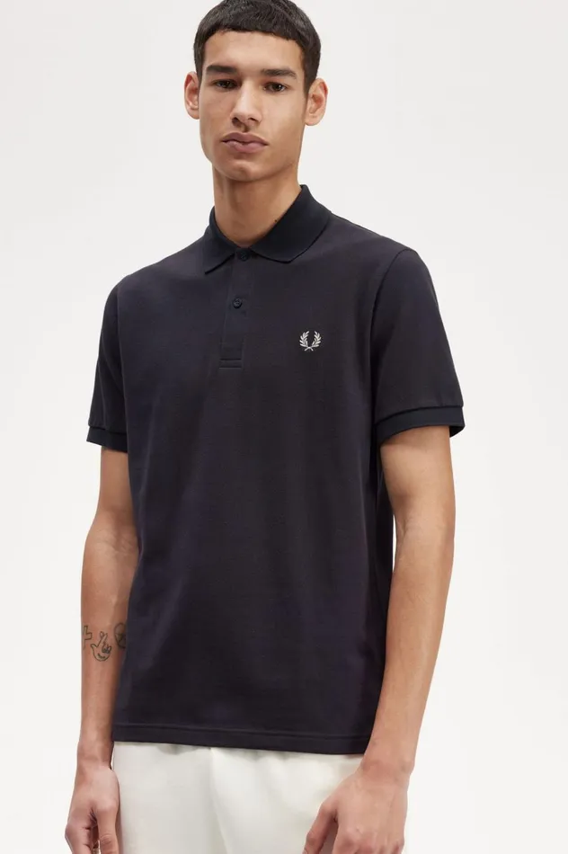 Men The ShirtM3 Navylight Oyster Fred Perry The Fred Perry Shirt